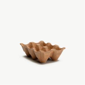 Eierhouder afm. 15x10,5cm. voor 6 stuks brown Mento x Erloom
