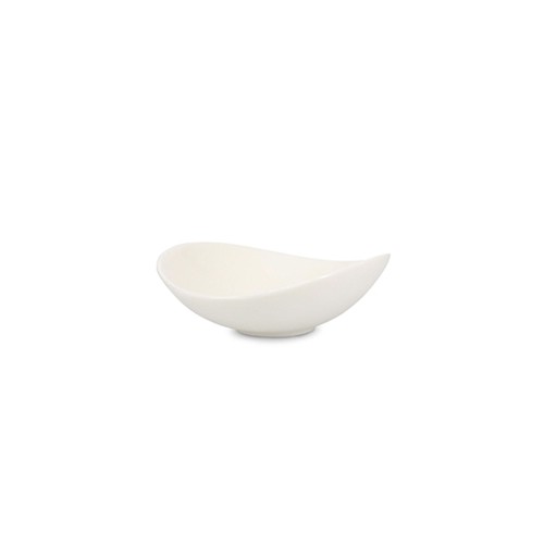 Kom afm. 12x11cm. hgt. 4cm. White Contour Chic