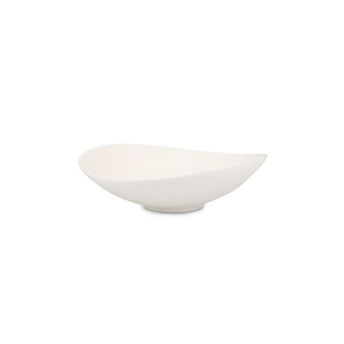 Kom afm. 15x14cm. hgt. 4cm. White Contour Chic
