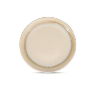Assiette plate, diamètre 21 cm. Base sable EcoMade