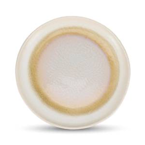 Assiette plate, diamètre 26 cm. Base sable EcoMade