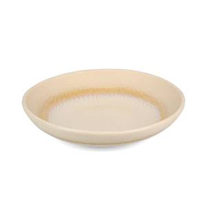 Diamètre : 25 cm. Hauteur : 5,5 cm. Base sable EcoMade