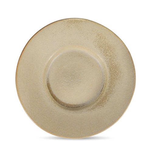 Bord plat diam. 26/14cm. wide rim olive Ferro EcoMade