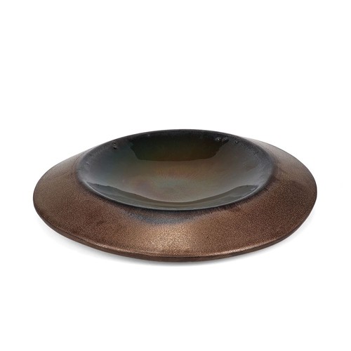 Bord diep diam. 27/17,5cm. hgt 4cm. gold Cone EcoMade