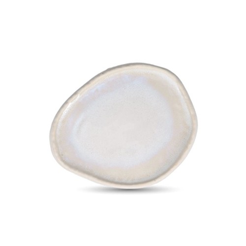 Bord plat afm. 15x12,5cm. pure pearl Icon EcoMade