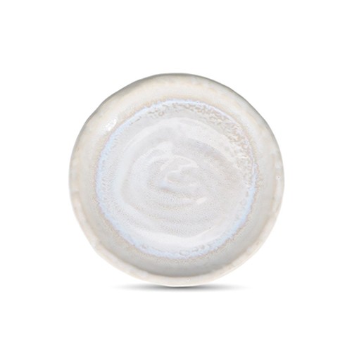 Bord plat diam. 21cm. pure pearl Icon EcoMade