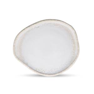 Plate flat diam. 24cm. pure pearl Icon EcoMade