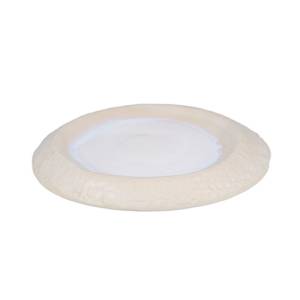 Plate deep diam. 27.5/20.5cm. hgt. 3cm. pure pearl Icon EcoMade