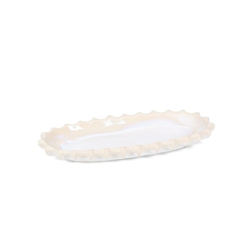 Serveerschaal afm. 24,5x11,5cm. pure pearl Icon EcoMade