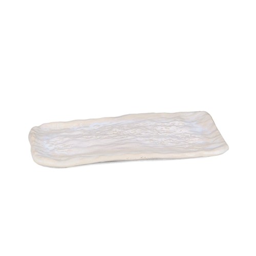 Serveerschaal afm. 30,5x16cm. pure pearl Icon EcoMade