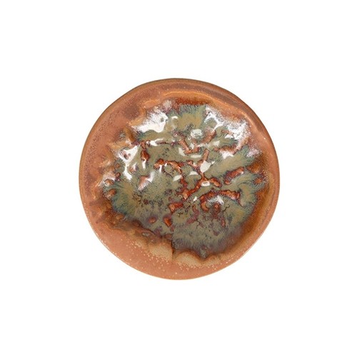 Bord plat diam. 15cm. crab burnt orange Icon EcoMade