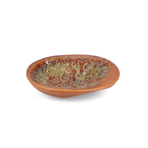 Kom diam. 25,5cm. hgt. 5,5cm. crab burnt orange Icon EcoMade