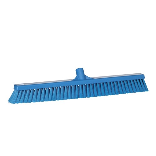 Hygiene veger, blauw, zachte vezels, 610mm Vikan