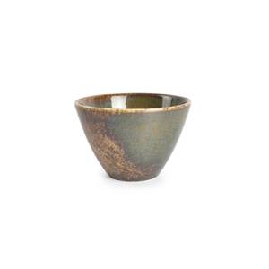 Diamètre du bol. 10xh7cm. conique vert Cirro BonBistro