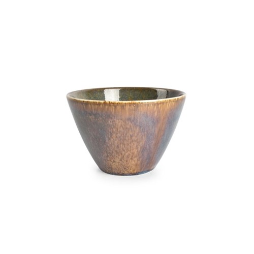 Kom diam. 12x7,5cm. conisch groen Cirro BonBistro