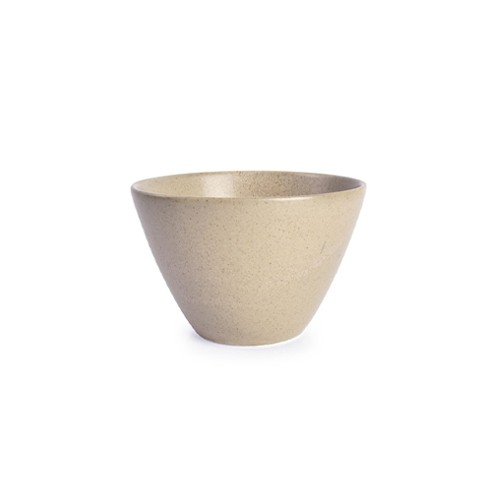Kom diam. 12xh7,5cm. conisch beige Cirro BonBistro