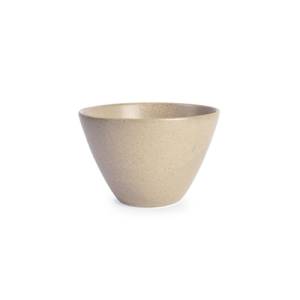 Kom diam. 12xh7,5cm. conisch beige Cirro BonBistro