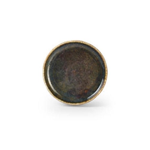 Bord plat diam. 9cm. hgt. 2cm. groen Pila BonBistro