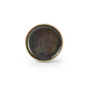 Assiette plate, diamètre 9 cm, hauteur 2 cm, verte, Pila BonBistro