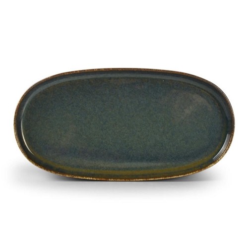 Bord plat afm. 30x15cm. hgt. 2,5cm. groen Pila BonBistro