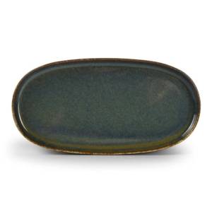 Bord plat afm. 30x15cm. hgt. 2,5cm. groen Pila BonBistro