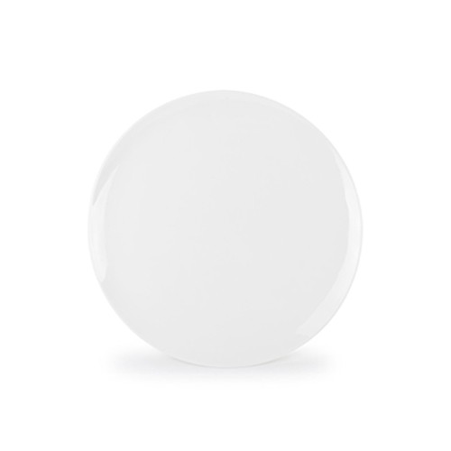 Bord plat diam. 25cm. White Perla Chic
