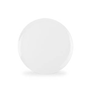 Teller, flacher Durchmesser 25 cm. Weißer Perla Chic