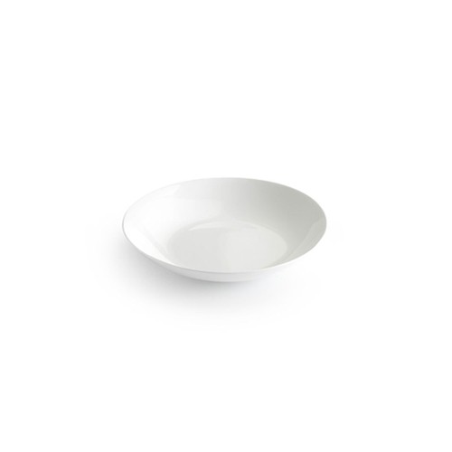 Bord diep diam. 21cm. hgt. 3,5cm. White Perla Chic