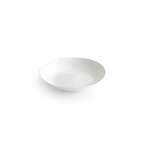 Bord diep diam. 21cm. hgt. 3,5cm. White Perla Chic