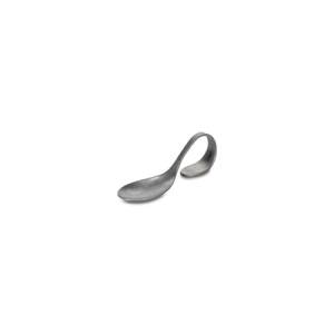 Aperitieflepel ovaal antique zilver Serve rvs - set à 6 stuks BonBistro