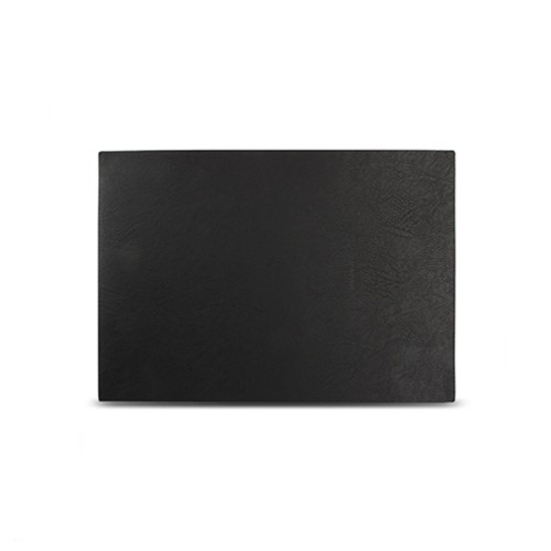 Placemat afm. 43x30cm. lederlook zwart Layer BonBistro