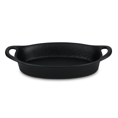 Ovenschaal afm. 31,5x16cm. hgt. 5,5cm. zwart Ardo BonBistro