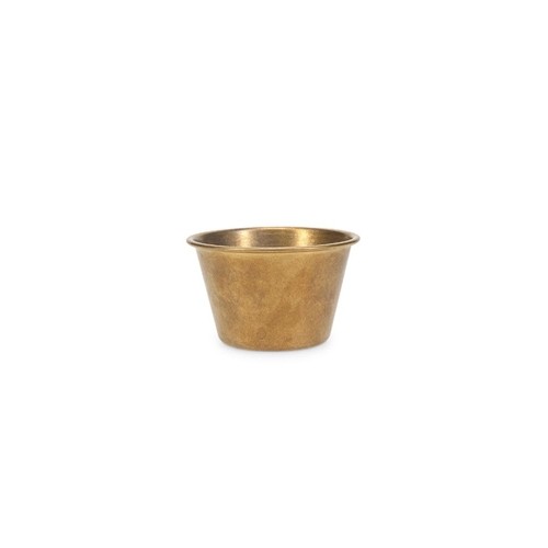 Kom diam. 7cm. hgt. 4,5cm. inh. 11cl. antique goud Serve BonBistro