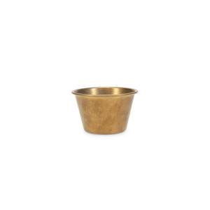 Kom diam. 7cm. hgt. 4,5cm. inh. 11cl. antique goud Serve BonBistro