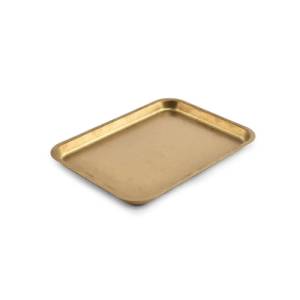 Dienblad afm. 22x16cm. hgt. 1,5cm. antique goud Serve BonBistro