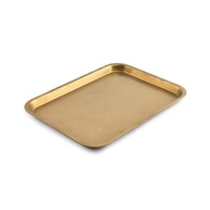 Dienblad afm. 25x18,5cm. hgt. 1,5cm. antique goud Serve BonBistro