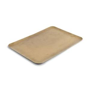 Dienblad afm. 30x20cm. hgt. 1cm. antique goud Serve BonBistro