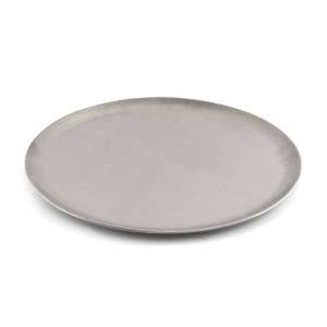 Dienblad diam. 40cm. hgt. 1,5cm. antique zilver Serve BonBistro