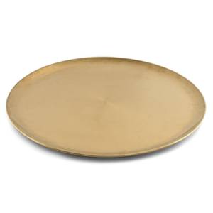 Dienblad diam. 44,5cm. hgt. 1cm. antique goud Serve BonBistro