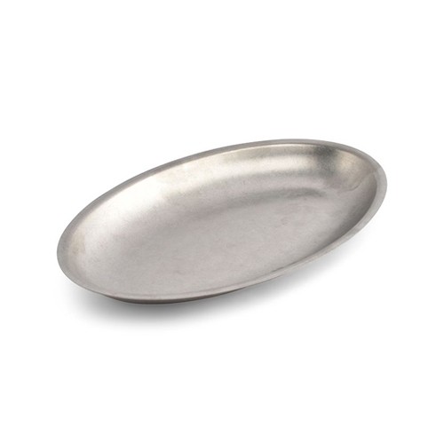 Serveerschaal afm. 30x18,5cm. hgt. 2,5cm. antique zilver Serve BonBistro