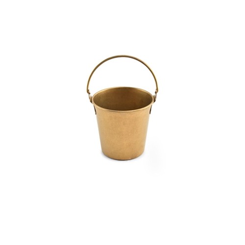 Serving bucket diam. 10.5cm. hgt. 10.5cm. antique gold Serve BonBistro