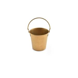 Serviereimer, Durchmesser 10,5 cm, Höhe 10,5 cm, Antikgold, Serviermarke BonBistro