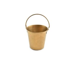 Serving bucket diam. 13.5cm. hgt. 13cm. antique gold Serve BonBistro