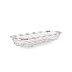 Wire basket dimensions 31x13cm. height 5.5cm. silver Serve BonBistro