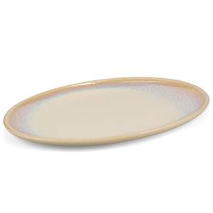 Serveerschaal afm. 41x30cm. sand Base EcoMade