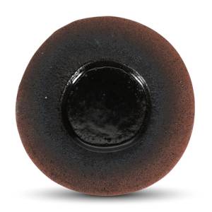Plate flat diam. 31cm. wide rim ash Ferro EcoMade
