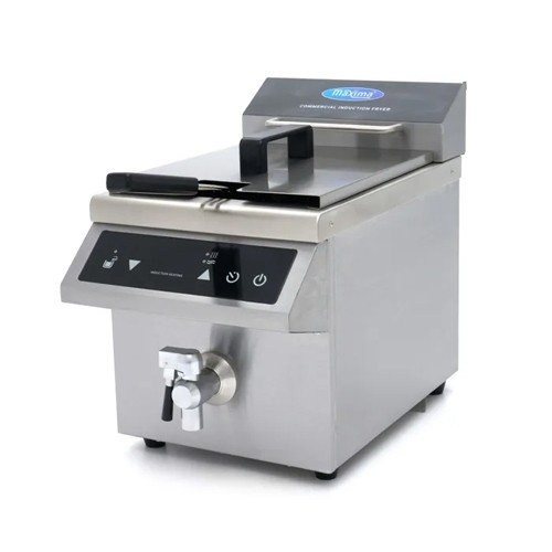 Inductie frituurpan inh. 8ltr. afm. 29x50x41cm. 230v/3,5kw Maxima
