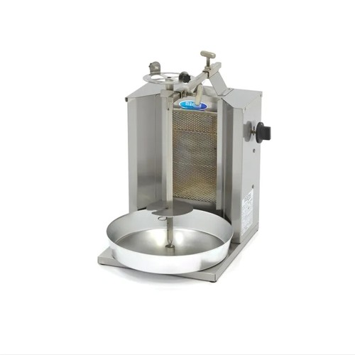 Shoarma grill op gas afm. 36,5x45,7x53cm. voor 10kg. vlees Maxima