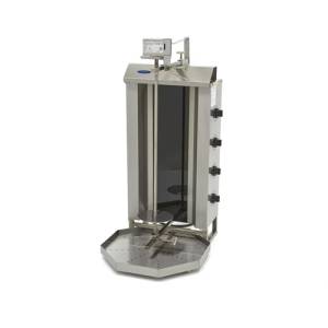 Shoarma grill afm. 54,5x64x114cm. voor 50kg. vlees 400v/6,0kw Maxima