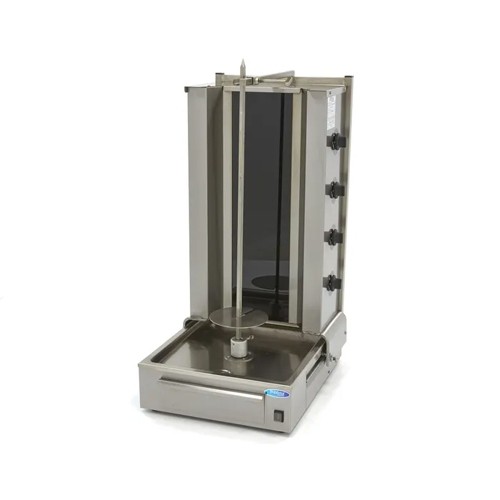 Shoarma grill afm. 54,7x68,6x108,7cm. voor 70kg. vlees 400v/6,0kw Maxima